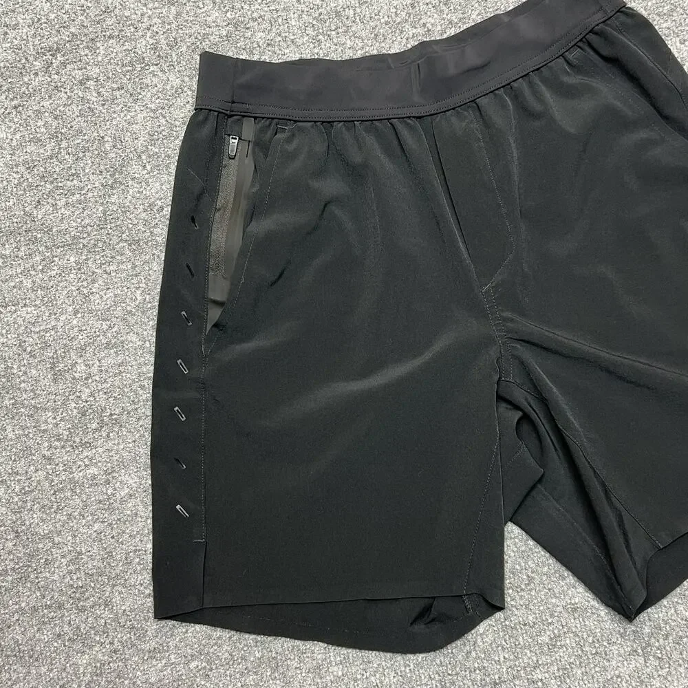 Ten Thousand Interval Shorts Mens Small Black 7 Inseam Running Training Gym